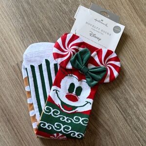 NWT Hallmark Disney Festive Novelty Socks